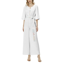 Load image into Gallery viewer, Dolman Sleeve Belted Wide Leg Jumpsuit
