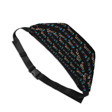 Load image into Gallery viewer, Printed + Embroidered Large Fanny Bag
