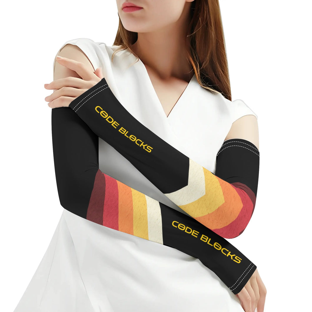 A Pair Cooling Arm Sleeves Arm Cover for UV Sun Protection Gifts