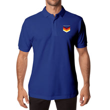 Load image into Gallery viewer, Unisex Half printed Cotton Polo Shirt
