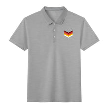 Load image into Gallery viewer, Unisex Half printed Cotton Polo Shirt
