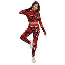 Load image into Gallery viewer, All-Over Print Women&#39;s Sport Set With Backless Top And Leggings
