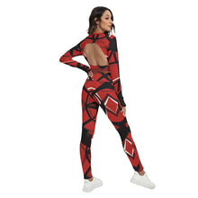 Load image into Gallery viewer, All-Over Print Women&#39;s Sport Set With Backless Top And Leggings
