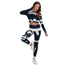 Load image into Gallery viewer, All-Over Print Women&#39;s Sport Set With Backless Top And Leggings
