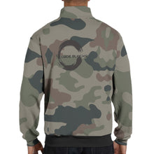 Load image into Gallery viewer, All-Over Print Men&#39;s Hidden Half-Zip Placket Hoodie
