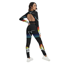 Load image into Gallery viewer, All-Over Print Women&#39;s Sport Set With Backless Top And Leggings
