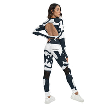 Load image into Gallery viewer, All-Over Print Women&#39;s Sport Set With Backless Top And Leggings
