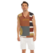 Load image into Gallery viewer, All-Over Print Men&#39;s Imitation Knitted V-neck Vest
