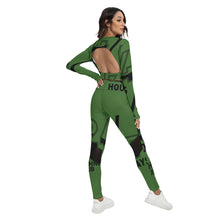 Load image into Gallery viewer, All-Over Print Women&#39;s Sport Set With Backless Top And Leggings
