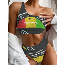 Load image into Gallery viewer, All-Over Print Women&#39;s Bikini With Single Shoulder
