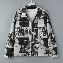 Load image into Gallery viewer, All-Over Print Men&#39;s Casual Lapel Jacket
