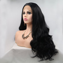 Load image into Gallery viewer, 13*3&quot; Lace Front Wigs Synthetic Long Wavy 24&quot; 130% Density
