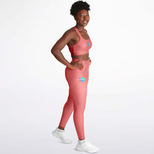 Load image into Gallery viewer, Padded Sports Bra &amp; Leggings - AOP
