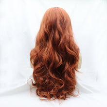 Load image into Gallery viewer, 13*3&quot; Lace Front Wigs Synthetic Long Wavy 24&quot; 130% Density
