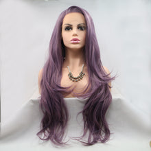 Load image into Gallery viewer, 13*3&quot; Lace Front Wigs Synthetic Long Wavy 24&quot; 130% Density
