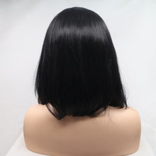 Load image into Gallery viewer, 13*3&quot; Lace Front Wigs Synthetic Mid-length Straight 12&quot; 130% Density
