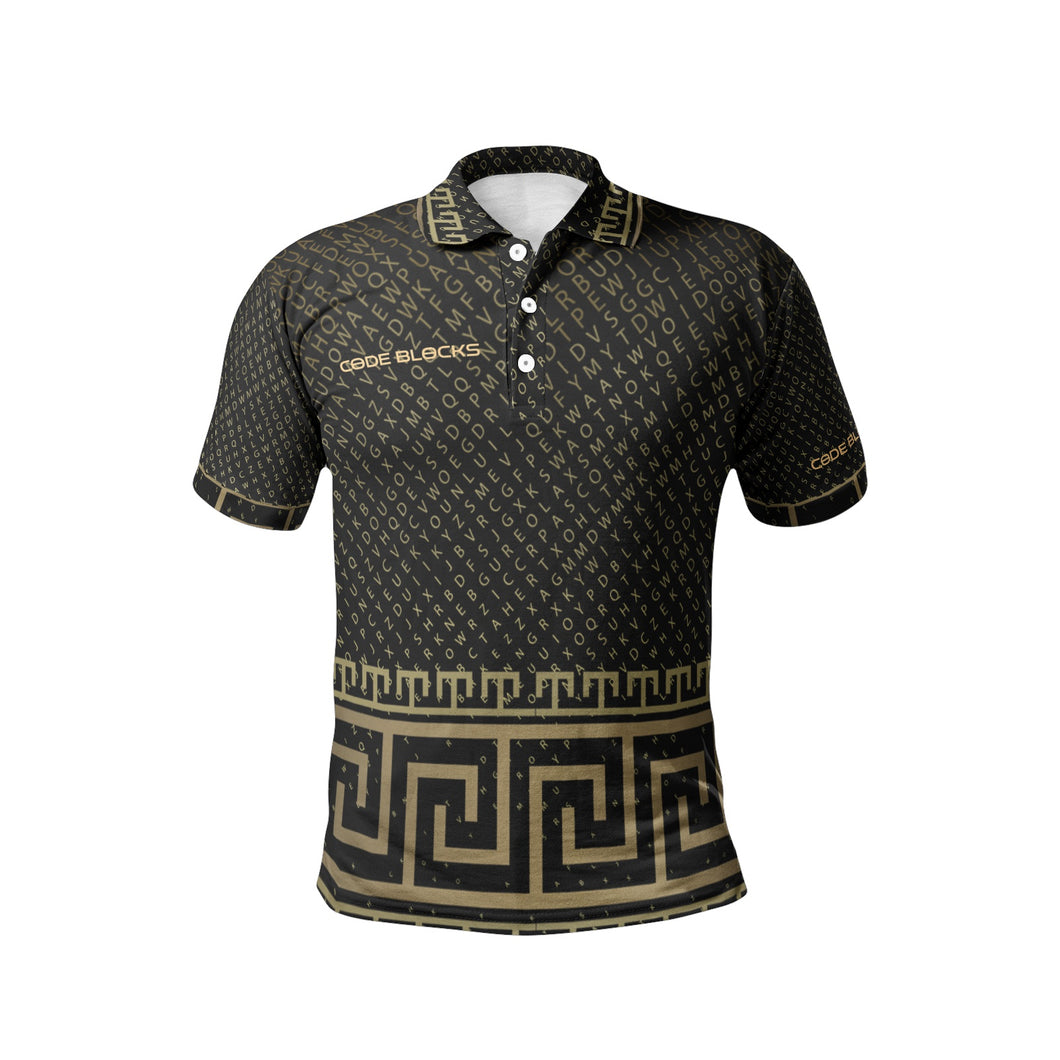 Men's All-Over-Print Polo Shirts